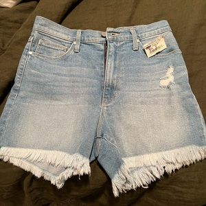 Just black M denim shorts